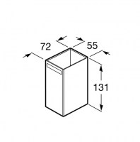 ROCA RUBIK VASO ENCIMERA